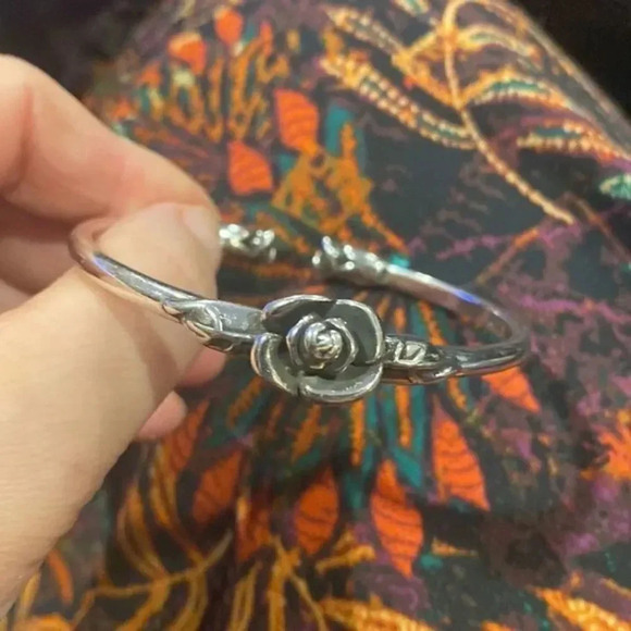 Vintage Handmade 925 Stamp Bracelet for Women Couples New - Picture 4 of 8